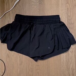 Joy Lab  Black Athletic Shorts with Pleated sides